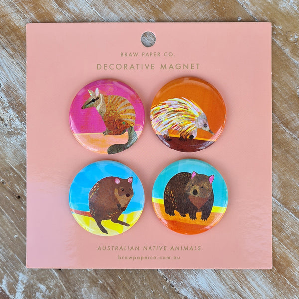 Braw Paper Co. - Pack of 4 Magnets (tri073)