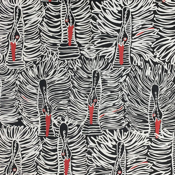 Nagula Jarndu - Dena Gower - Swan Table Runner (m/nja024)