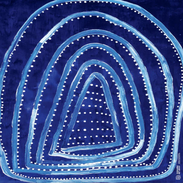 Juluwarlu - Burndud Ground Neckerchief - Design by Alice Guiness (m/jul060)