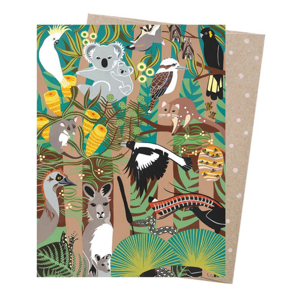 Helen Ansell - Earth Greetings Single Card with Envelope (m/han003)