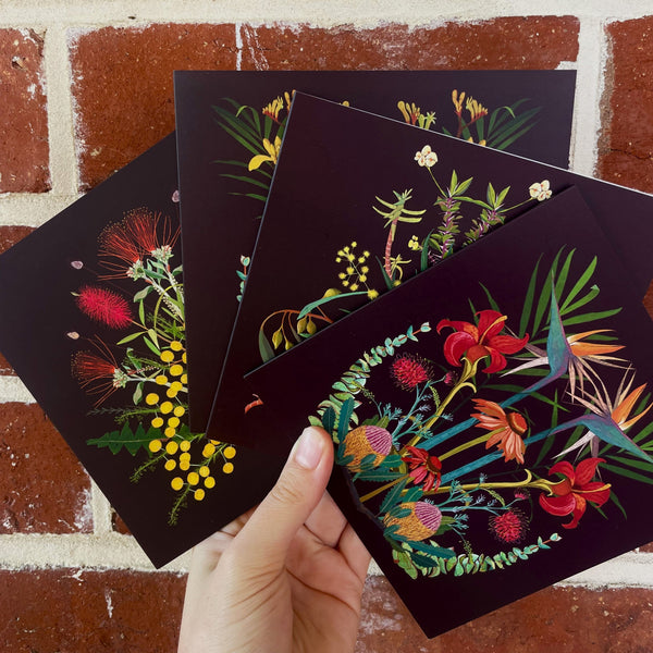 Joanna Brown - Laeline Design Studios - Various Card Stock - Western Australian Native Plants (m/jbr001)