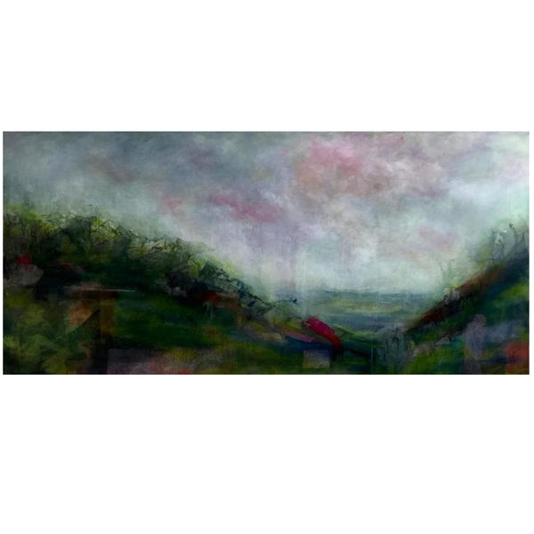 Kat Hardwick - 'This, And My Heart Beside' Framed Mixed Media on Board (kha001)
