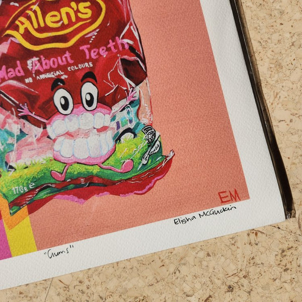 Elisha McGuckin - 'Gums' Print (emc008)