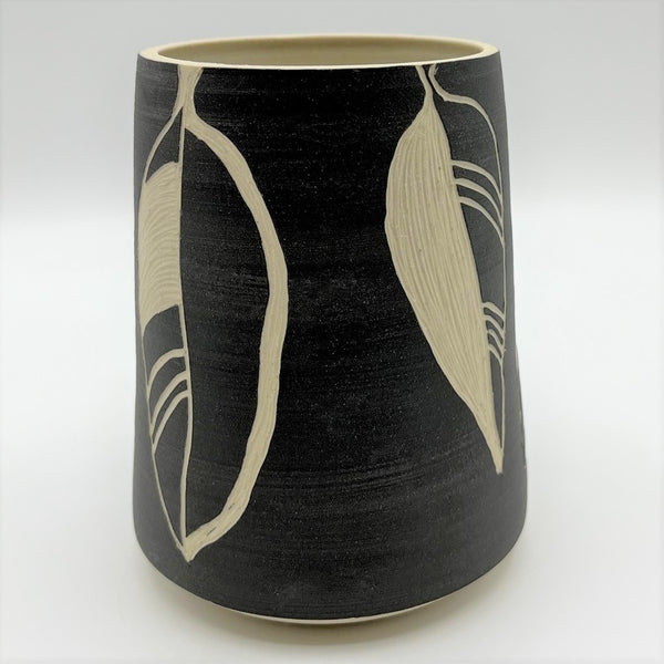 Dreaming Dog Studio - Leaf Cylindrical Vase - (npa064)