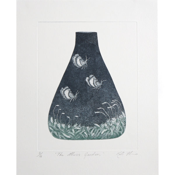 Kati Thamo - 'The Moss Garden' 4/16, Etching (kth035)
