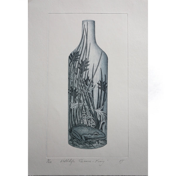 Kati Thamo - 'Wildlife Preserve - Frog' 8/25, Etching (kth041)
