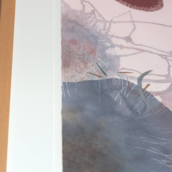 Shelley Cowper -  'Composition 2' Framed Mixed Media  (scow10)