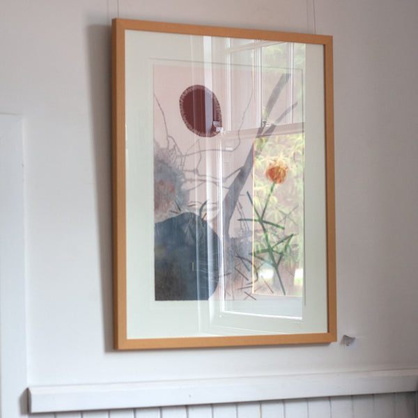 Shelley Cowper -  'Composition 2' Framed Mixed Media  (scow10)