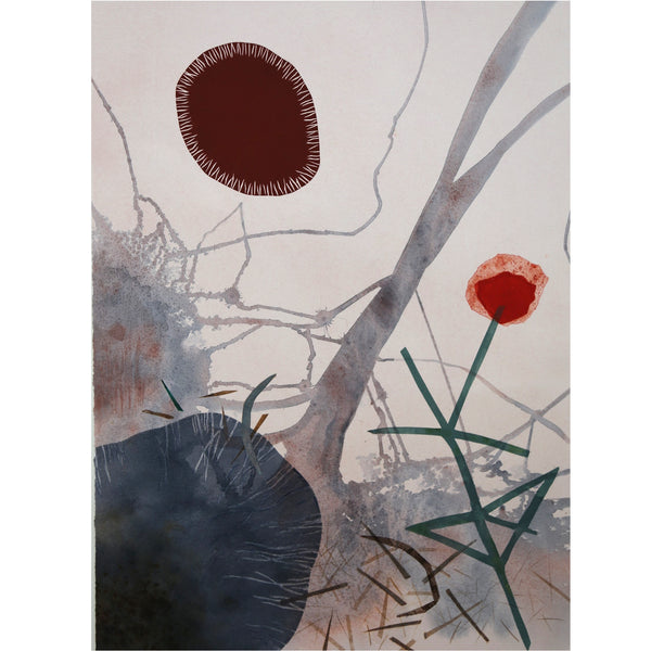 Shelley Cowper -  'Composition 2' Framed Mixed Media  (scow10)