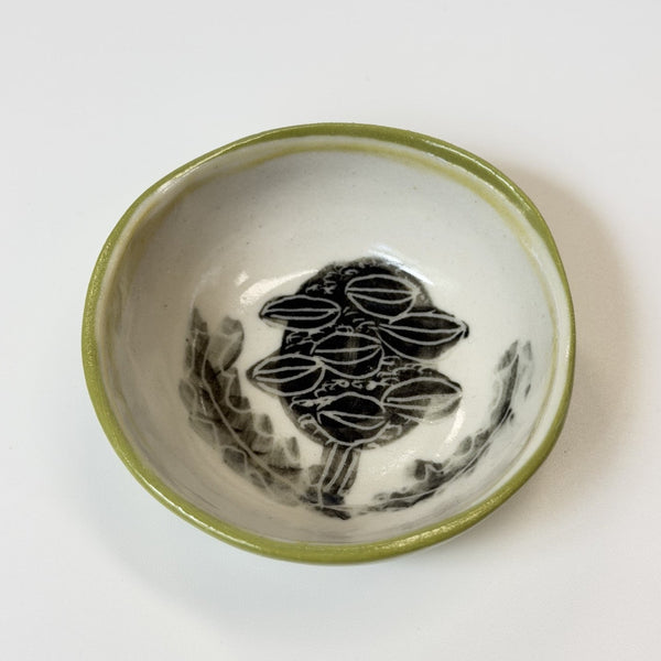 Forrest Road Studios - Porcelain Hand Painted Slip Cast Small Dish (tjac007)