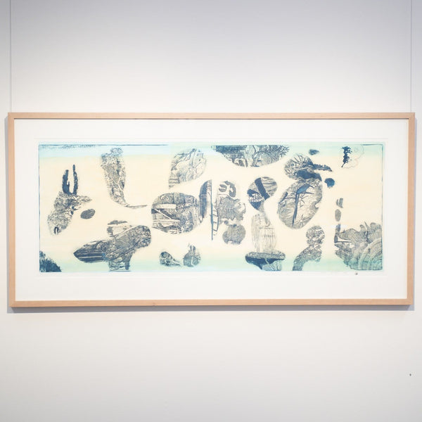 Antony Muia -  Antony Muia, 'Untitled', 2022, unique State, Etching on Hand Coloured Paper (amui09)