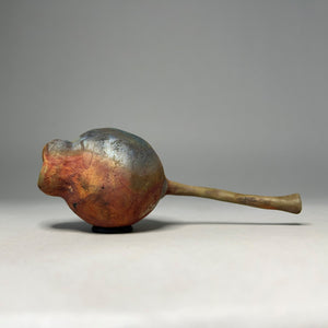 Sarah Keirle - 'Seedpod No. 384' Raku Fired Marri Nut (ske058)