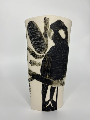 Forrest Road Studios - Porcelain Hand Painted XL Vase (tjac018)