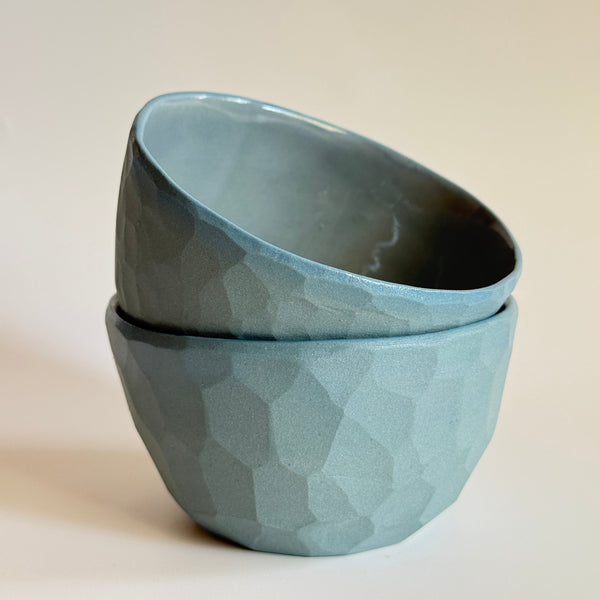 Michelle Karsdorp - Porcelain Faceted Small Bowl (mka010)