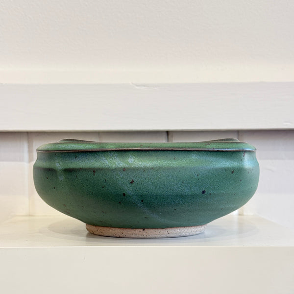 Greg Crowe - Square Green Bowl (gcr327)