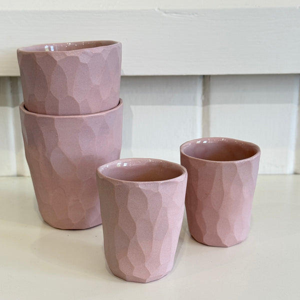 Michelle Karsdorp - Porcelain Faceted Espresso Cup (mka013)