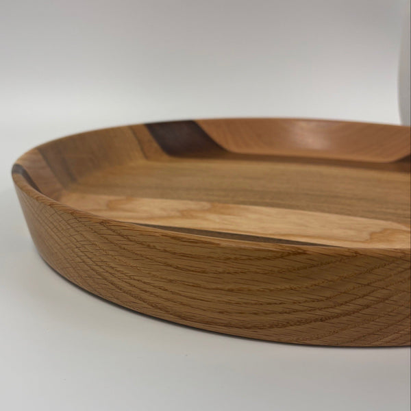 John Dawson - 'Mixed Timbers' Large Platter/Bowl (jdaw014)