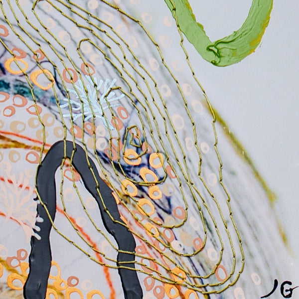 Jennifer Gaye - 'Original Collection' 4/16 2026 Unframed Textile Collage (jga017)
