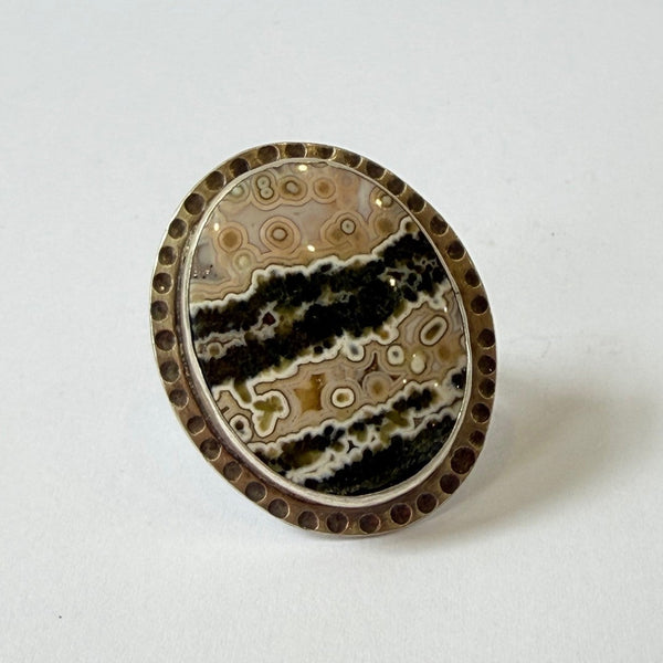 Ren Masetti - River Jasper Sterling Silver Ring (rma164)