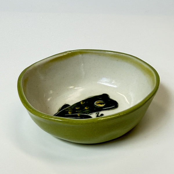Forrest Road Studios - Porcelain Hand Painted Slip Cast Small Dish (tjac007)