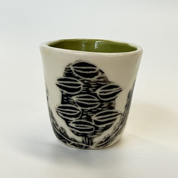 Forrest Road Studios - Porcelain Hand Painted Slip Cast Egg cups (tjac020)