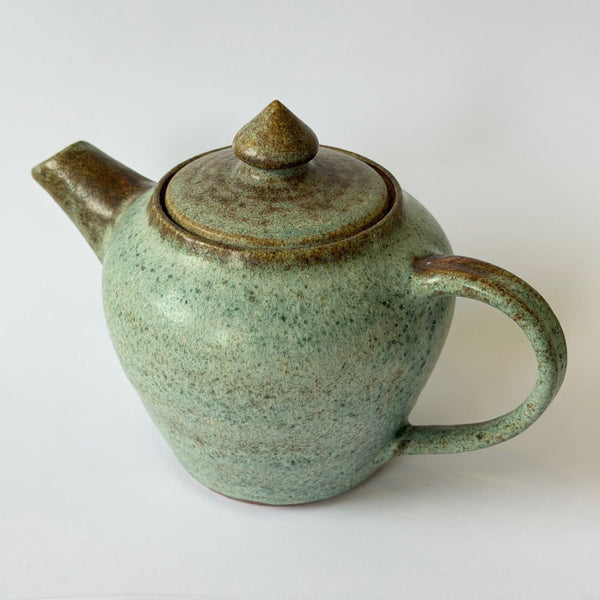 Liz Berry - Weathered Green Teapot (lbe047)