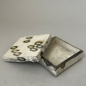 Sarah Keirle - 'Seedpod No. 292' 2023, Raku Fired Box (ske054)