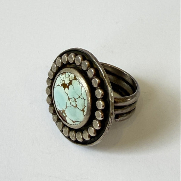 Ren Masetti - Sterling Silver Sand Hill Turquoise Ring (rma149)