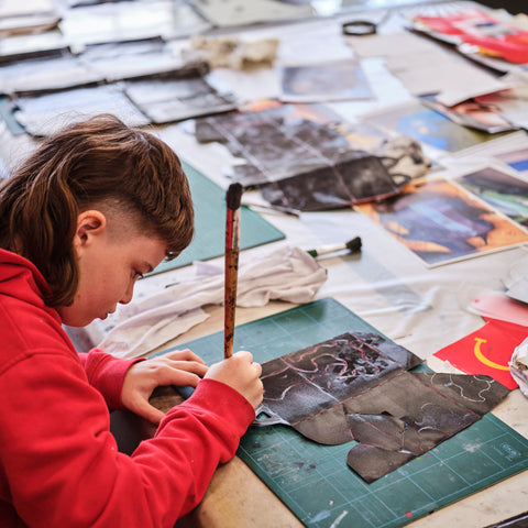 HAND-DRAWN MONOTYPE PRINTMAKING FOR TEENS | ANDY QUILTY