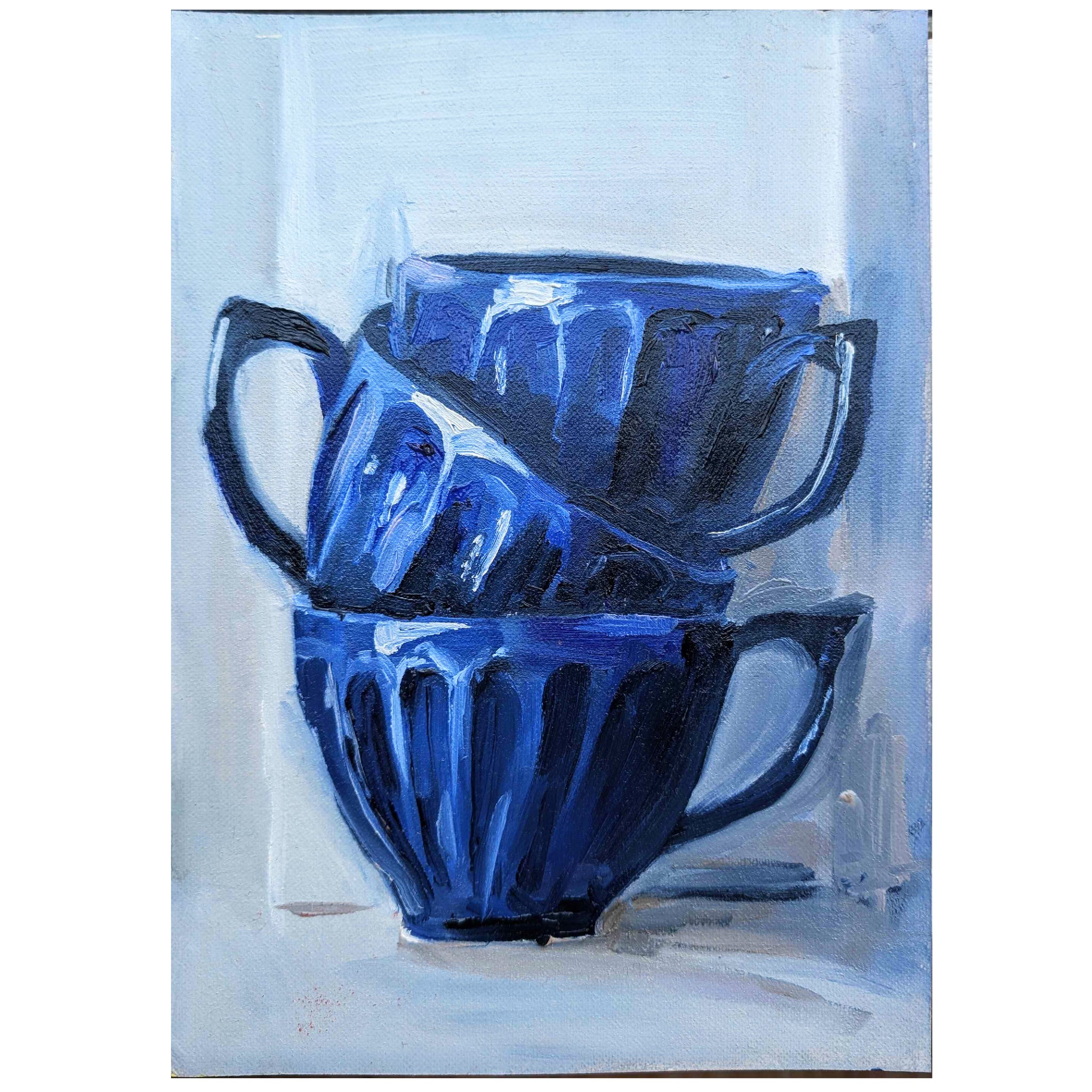 Josi Svendsen - 'Blue Cups' Limited Edition Print (jsv004)