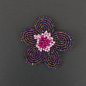 Cynthia Poh - Purple Hana Brooch (cpoh47)