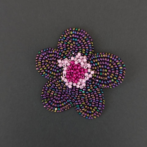 Cynthia Poh - Purple Hana Brooch (cpoh47)