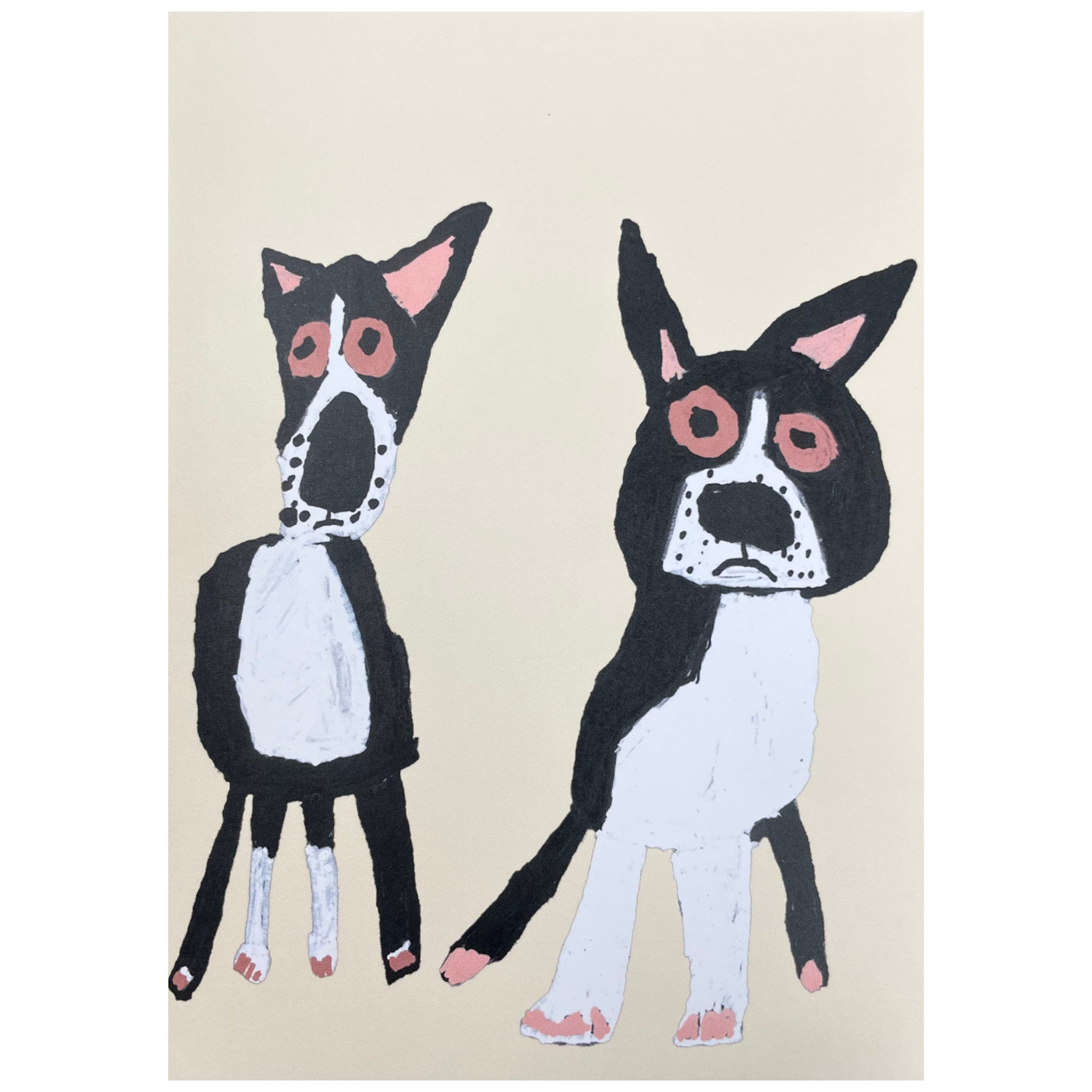 Jessie and Her Dogs - 'Coco & Texas' Card (jra008)