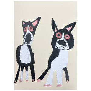 Jessie and Her Dogs - 'Coco & Texas' Card (jra008)