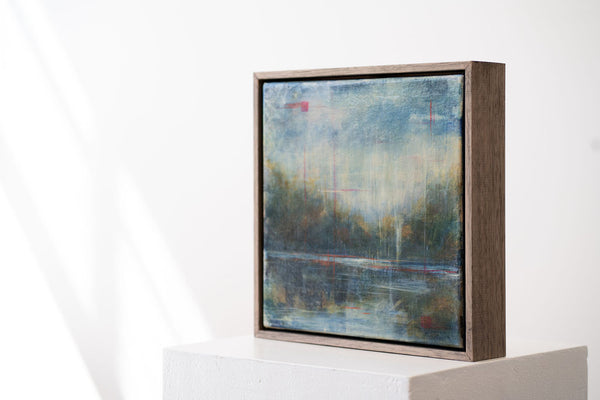 Kat Hardwick - 'Dusk' Framed Mixed Media on Board (kha003)