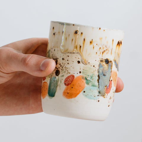 Deep Earth Ceramics by Sally Smith - Ceramic Travel Mug (ssm003)