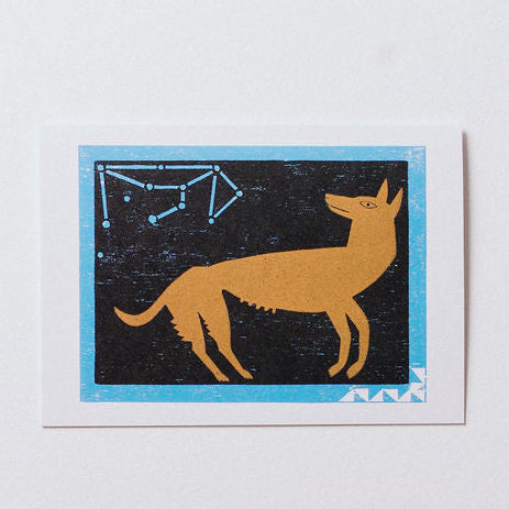 Moira Court - 'Two Wolves' Card (mco572)