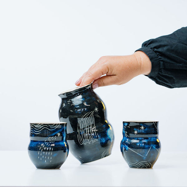 Coby McDougall - Starry Night Vase (cmcd024)