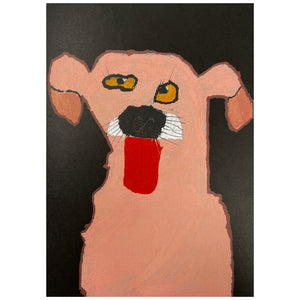Jessie and Her Dogs - 'Dobby' Card (jra007)