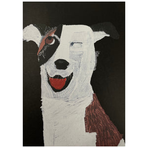 Jessie and Her Dogs - 'Fang' A3 Print (jra017)