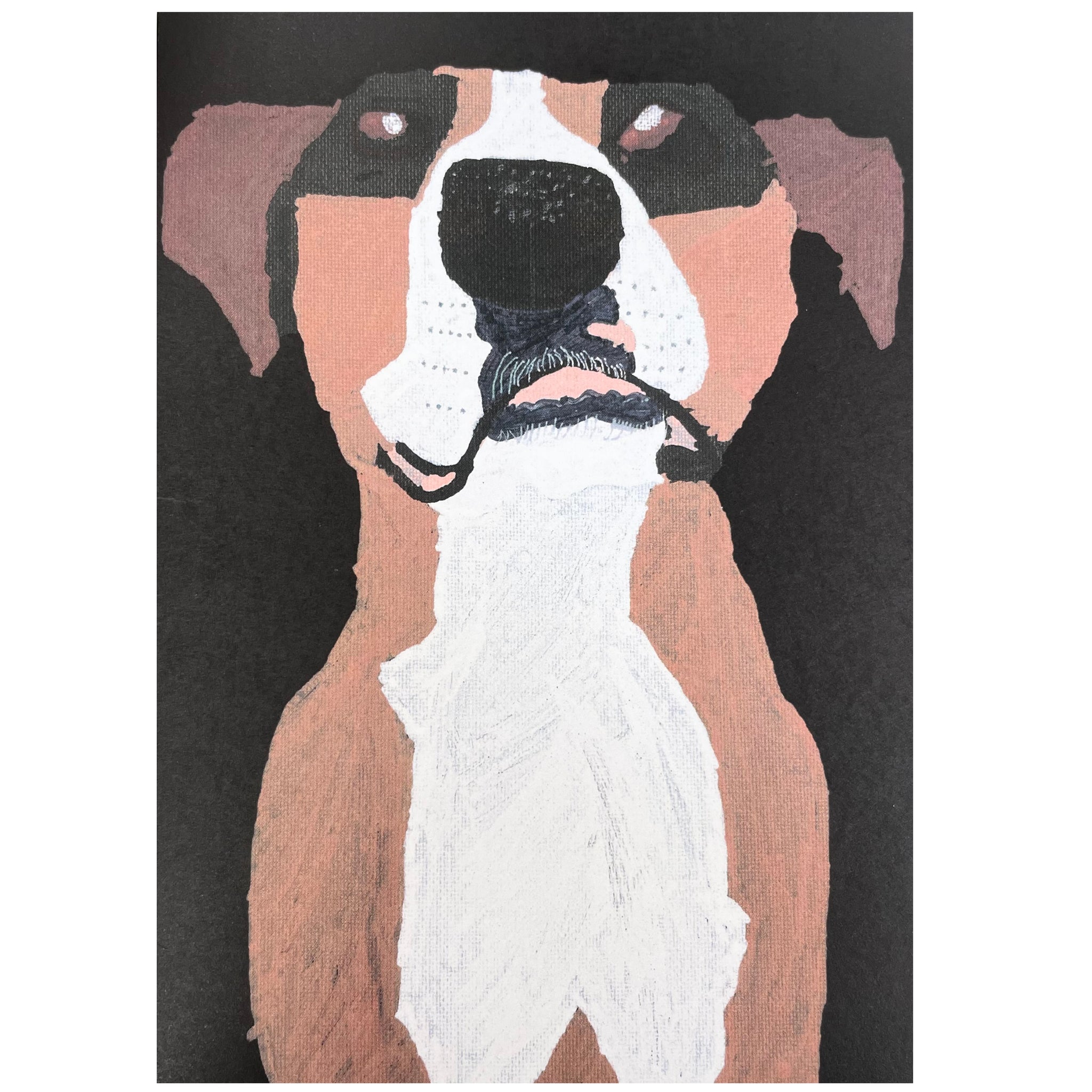 Jessie and Her Dogs - 'Fawkes' Card (jra002)