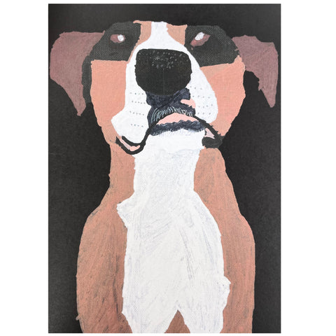 Jessie and Her Dogs - 'Fawkes' Card (jra002)