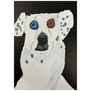 Jessie and Her Dogs - 'Hedwig' Card (jra003)