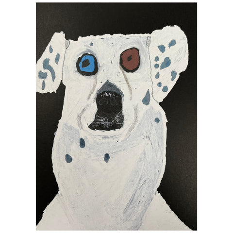 Jessie and Her Dogs - 'Hedwig' Card (jra003)