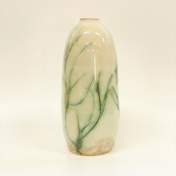 Jess Samuelson - Large Seaweed Copper Vase (jsa011)