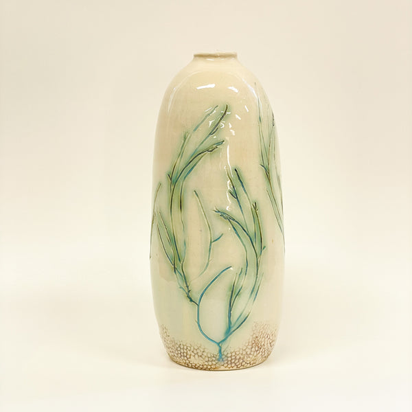 Jess Samuelson - Large Seaweed Copper Vase (jsa011)