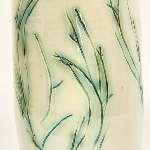 Jess Samuelson - Large Seaweed Copper Vase (jsa011)