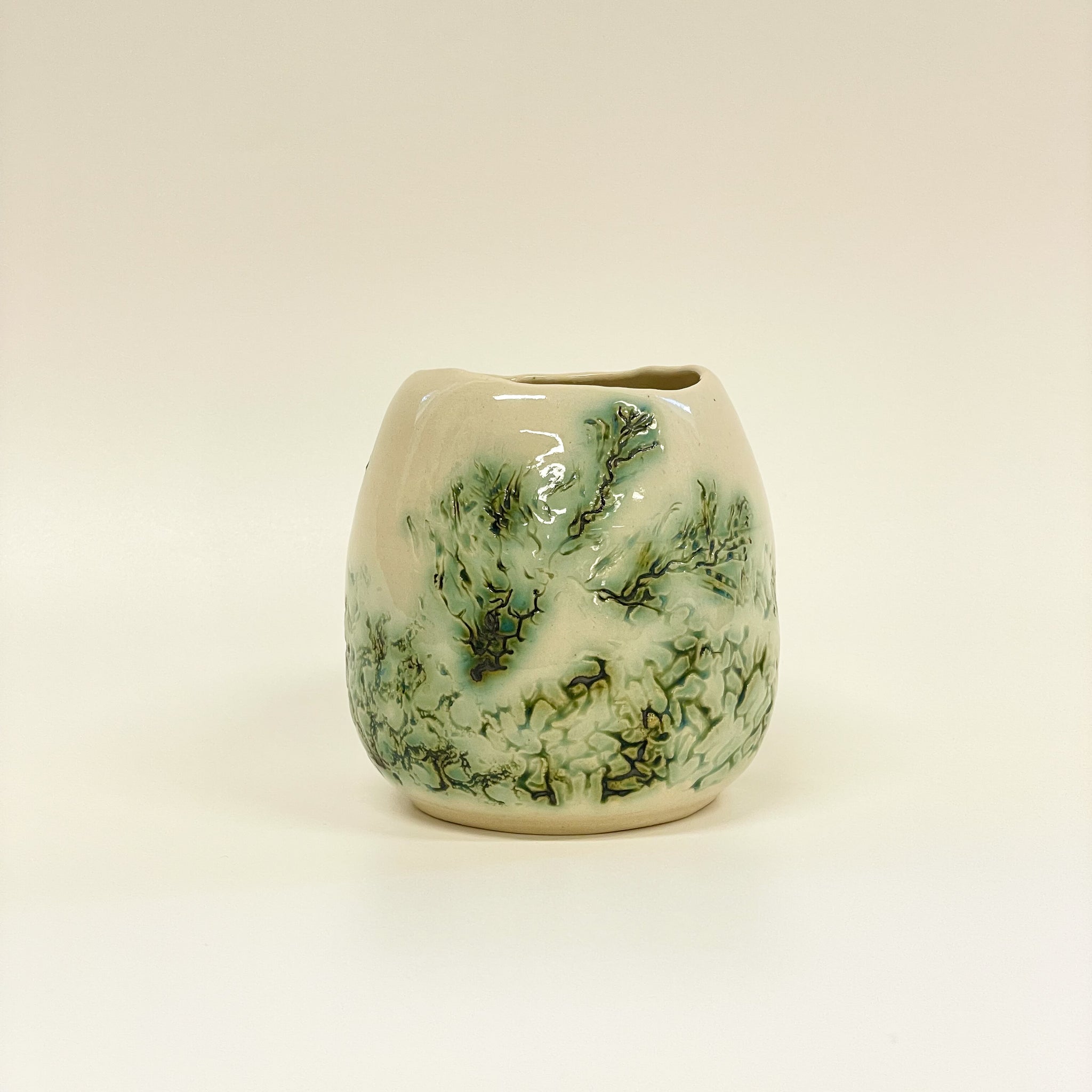 Jess Samuelson - Small Seaweed Copper Vase (jsa012)