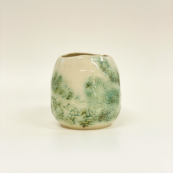 Jess Samuelson - Small Seaweed Copper Vase (jsa012)