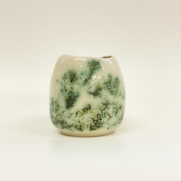 Jess Samuelson - Small Seaweed Copper Vase (jsa012)